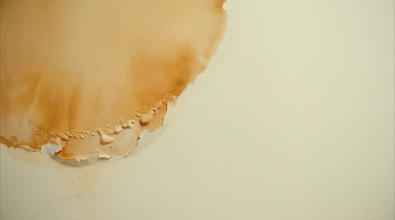 Foundation crack on east wall